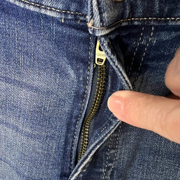 Lucky Brand Jeans Womens Size 10/30 Sweet Mid Rise Embroidered Flowers Cotton - Picture 9 of 16